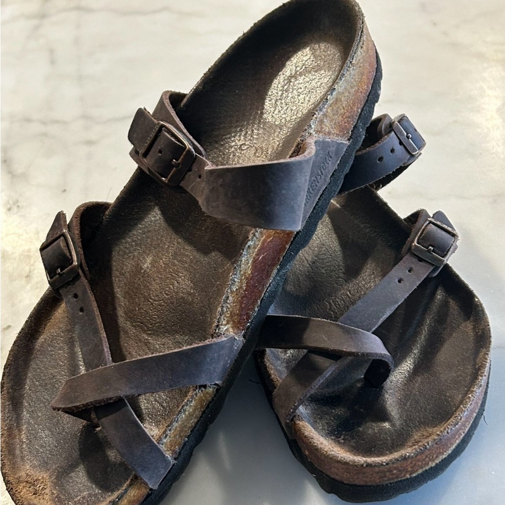 Brown Leather Sandals